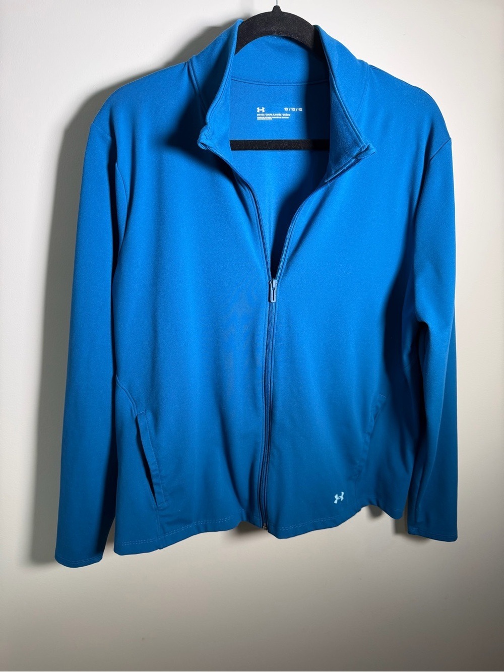 Under Armour Bright Blue Zip-Up Training Jacket